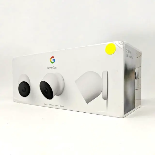 Alt view image 4 of 4 - Mint Google Nest Cam 3-Pack GA02077-US - Outdoor or Indoor Battery - White - Mint