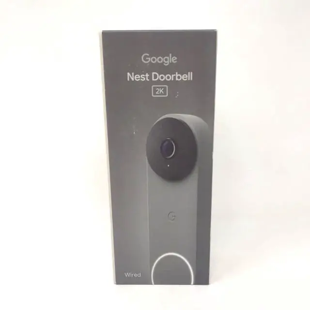 Alt view image 3 of 7 - Google Nest Doorbell Wired 3rd generation, Video Doorbell Camera with 2K Video - Hazel