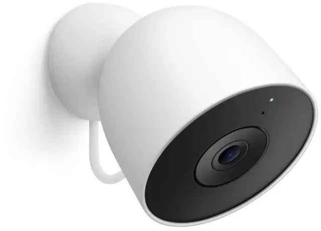 Alt view image 6 of 7 - Google Nest Cam Outdoor Wired 2nd Gen 2K Video with 2 Pack - Snow - New