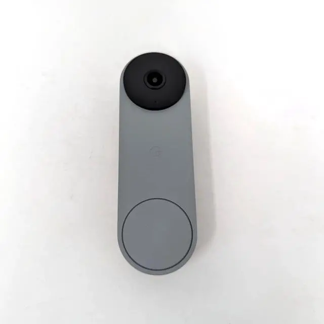 Alt view image 3 of 6 - Google Nest GA09968-US Wired 3rd generation 2K Video and Night Vision Doorbell - Hazel -OB