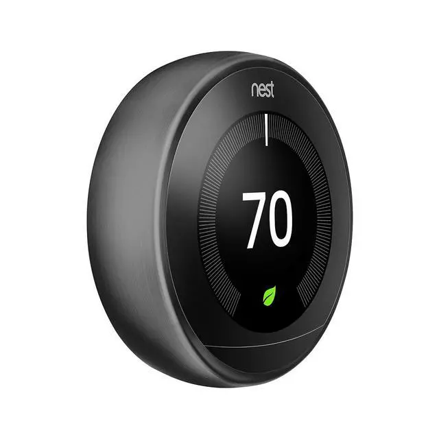 Alt view image 5 of 6 - Google Nest T3016US 3rd Gen Programmable Smart Thermostat - Carbon Black - Mint