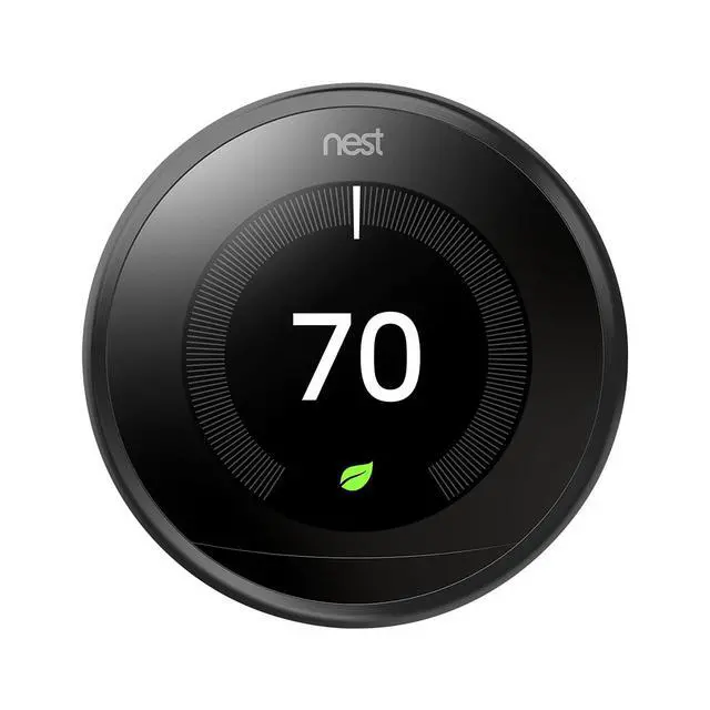 Alt view image 4 of 6 - Google Nest T3016US 3rd Gen Programmable Smart Thermostat - Carbon Black - Mint