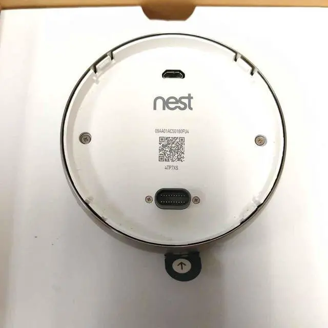 Alt view image 3 of 6 - Google Nest 3rd Gen T3007ES Stainless Steel Learning Thermostat -Stainless Steel - Good