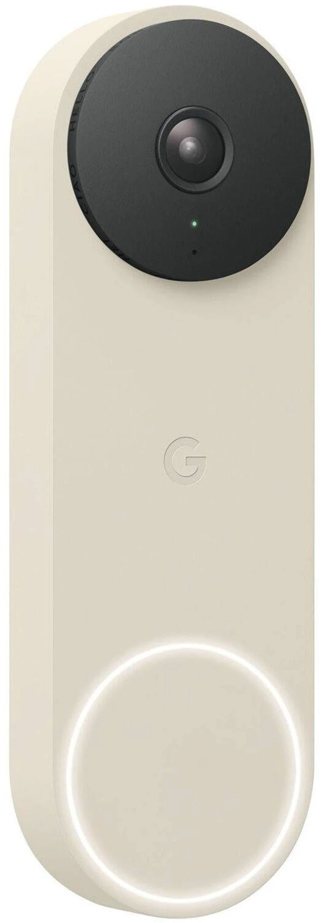 Alt view image 3 of 6 - Google Nest 2nd Gen GA03695-US 2nd Generation Wired Doorbell - Linen -OB