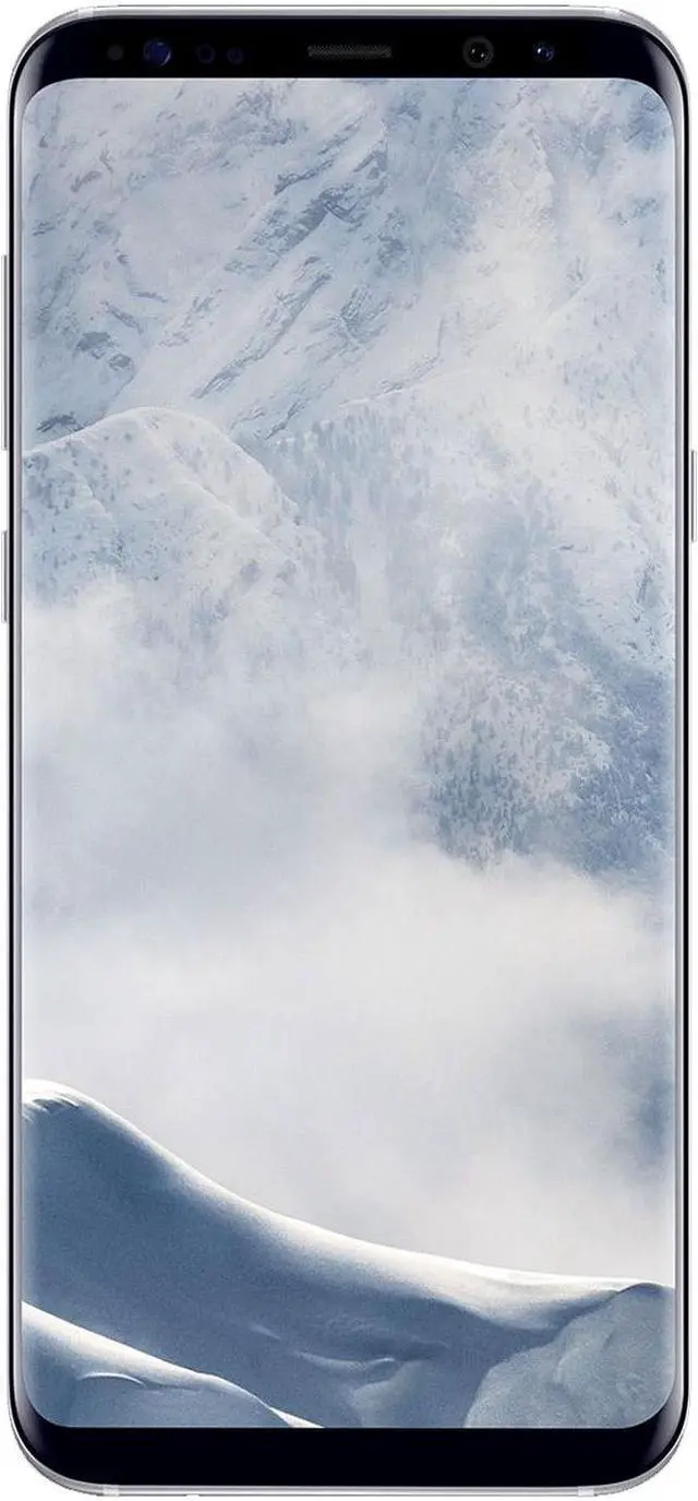Main image of Samsung Galaxy S8+ Plus 64GB G955U GSM AT&T 4G LTE 6.2" Super AMOLED 4GB RAM 12MP Camera Smartphone - Arctic Silver