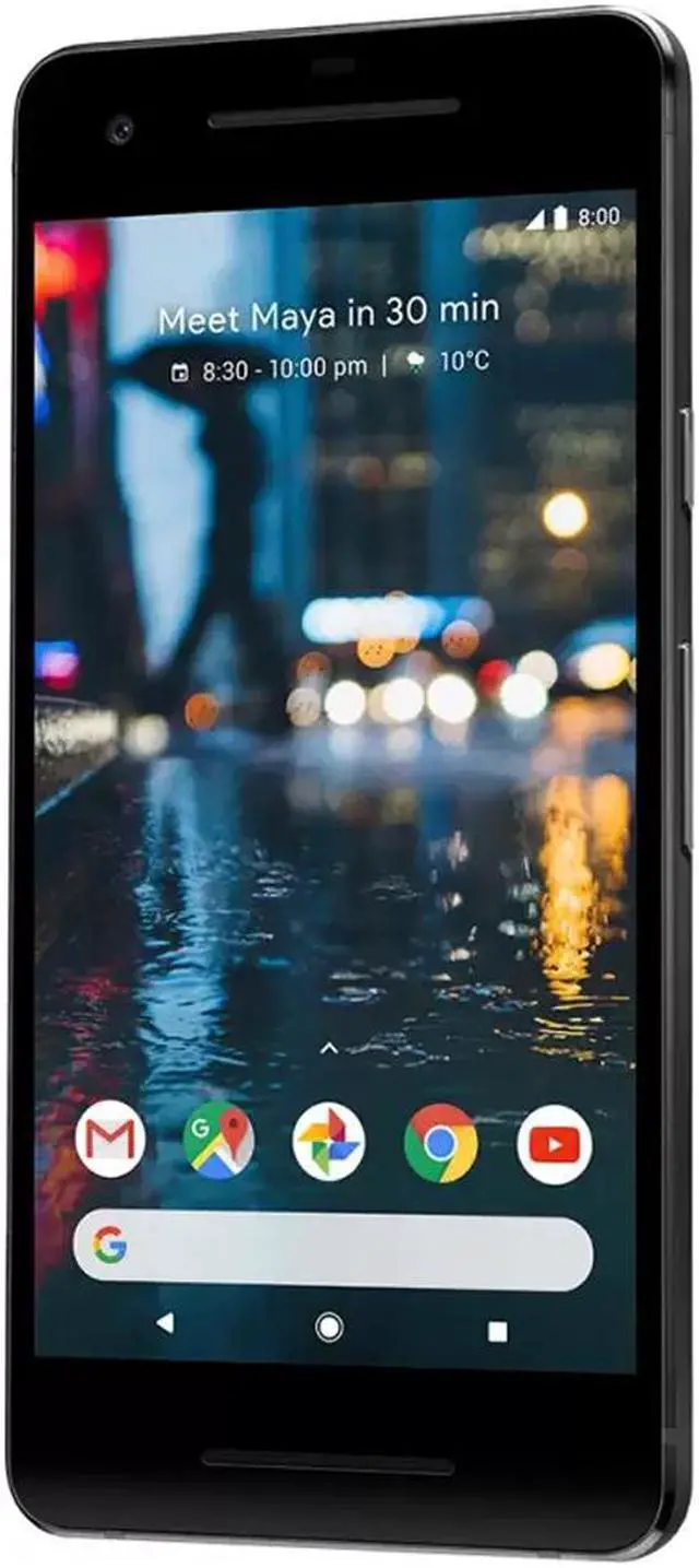 Alt view image 7 of 7 - Google Pixel 2 XL 64GB G011C GSM + CDMA Factory Unlocked 4G LTE 6"  P-OLED Display 4GB RAM 12.2MP Camera Phone - Just Black - USA Version