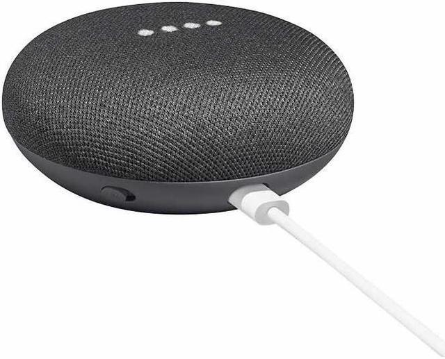 Alt view image 5 of 7 - Google Home Mini Smart Small Artificial Intelligent Speaker - Charcoal