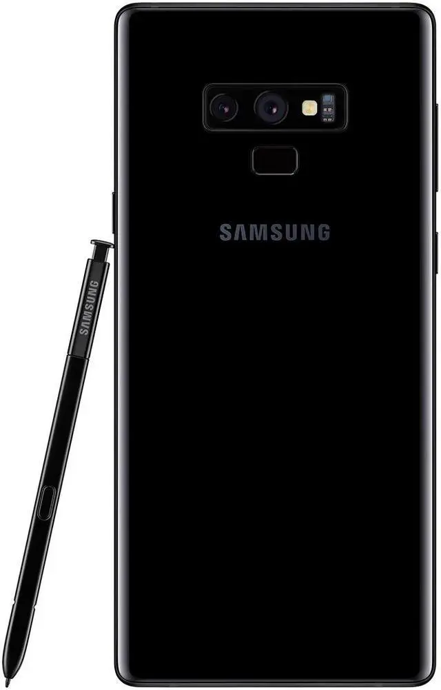 Alt view image 2 of 6 - Samsung Galaxy Note 9 128GB SM - N960UZBAATT GSM Unlocked 4G LTE 6.4" Super AMOLED Display 6GB RAM Dual 12MP + 12MP Smartphone- Midnight Black