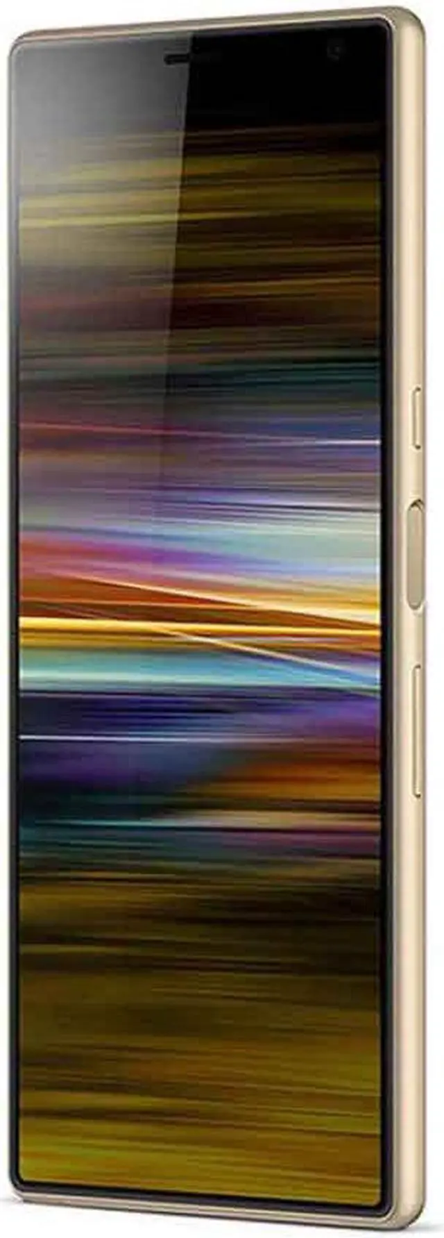 Alt view image 6 of 6 - Sony Xperia 10 Plus 64GB I4293 Dual SIM GSM Unlocked 4G LTE 6.5" IPS LCD 6GB RAM Dual 12MP + 8MP Camera Smartphone - Gold - International Version