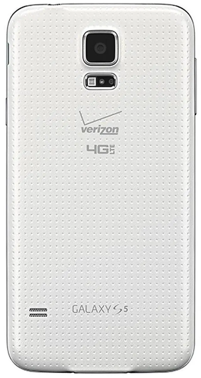 Alt view image 3 of 5 - Samsung Galaxy S5 G900V Verizon Wireless 5.1'' AMOLED Display 2GB RAM 16GB Internal 16MP Camera Phone - Shimmery White