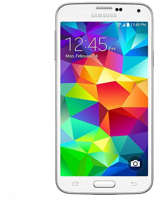 Alt view image 2 of 5 - Samsung Galaxy S5 G900V Verizon Wireless 5.1'' AMOLED Display 2GB RAM 16GB Internal 16MP Camera Phone - Shimmery White