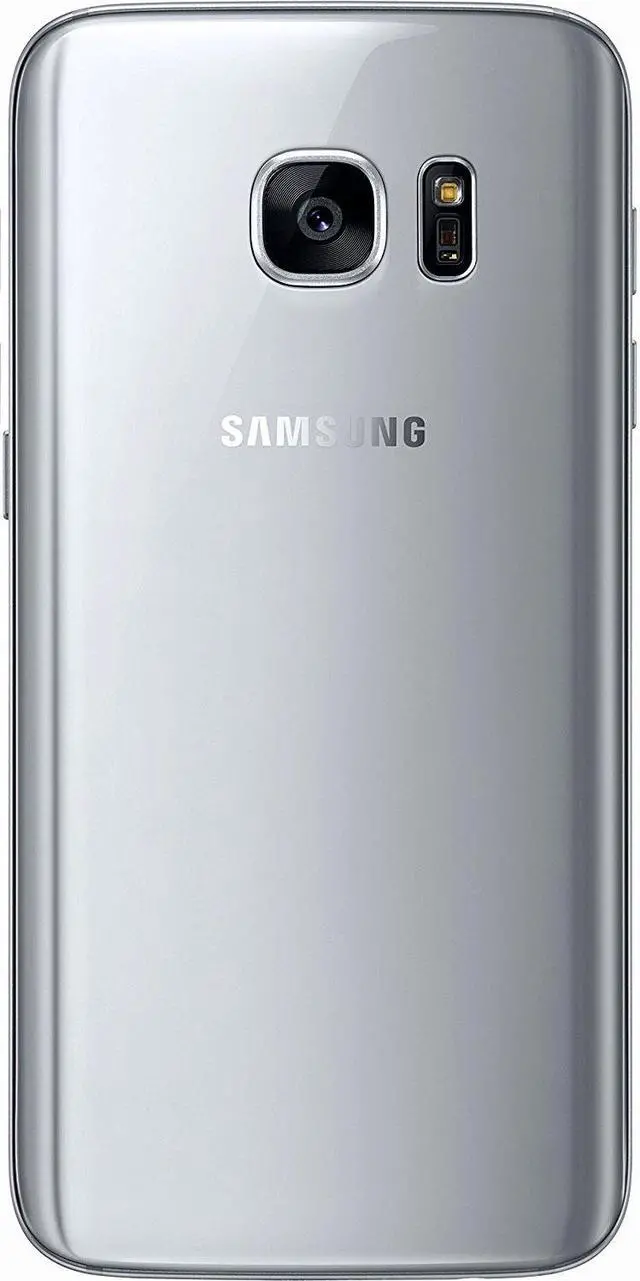 Alt view image 2 of 11 - Samsung Galaxy S7 Edge G935A AT&T Unlocked 5.5" AMOLED Display 4GB RAM 32GB Internal 12MP Camera Phone - Silver Titanium