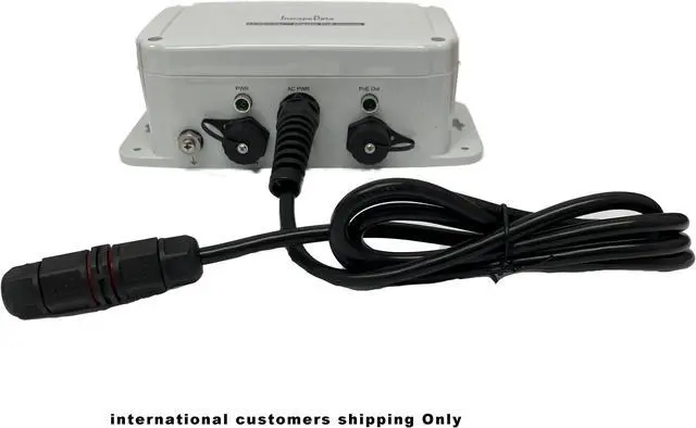 Alt view image 5 of 7 - LinkPower PIS2060 Outdoor 2-Port Gigabit PoE Injector, 802.3bt, Up to 60W, 3-Year Warranty