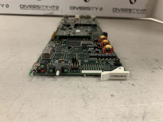 Alt view image 7 of 7 - Evertz 7700 series module 7760AVM-G SDI Video and Audio Monitoring*No Backaplane