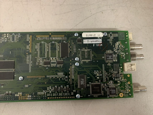 Alt view image 6 of 7 - Evertz 7700 series module 7760AVM-G SDI Video and Audio Monitoring*No Backaplane