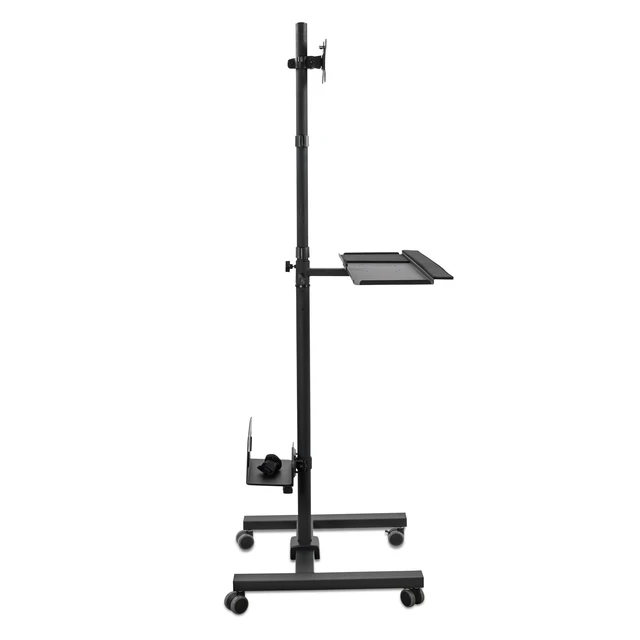 Main image of Mount-It! MI-7948 Electric Mobile Standing Desk / Cart with Monitor Mount