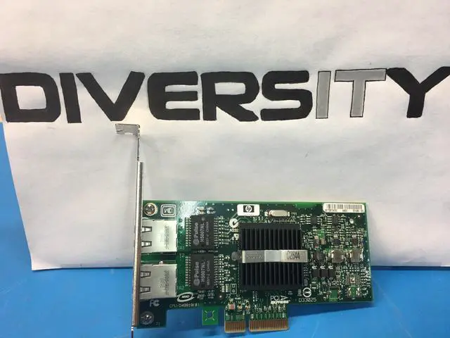 Alt view image 2 of 6 - HP 412651-001 NC360T PCI Express Dual Port Gigabit Server Adapter