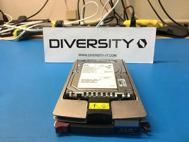 Alt view image 2 of 4 - HP BD07285A25 72.8Gb 10000Rpm 80Pin Ultra320 Scsi 3.5Inch Form Factor 1.0Inch Height Hot Pluggable Hard Drive