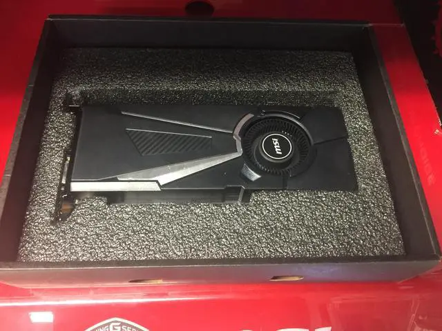 Alt view image 6 of 6 - MSI GeForce GTX 1070 Ti DirectX 12 GTX 1070 Ti AERO 8G 8GB 256-Bit GDDR5 PCI Express 3.0 x16 HDCP Ready SLI Support ATX Video Card