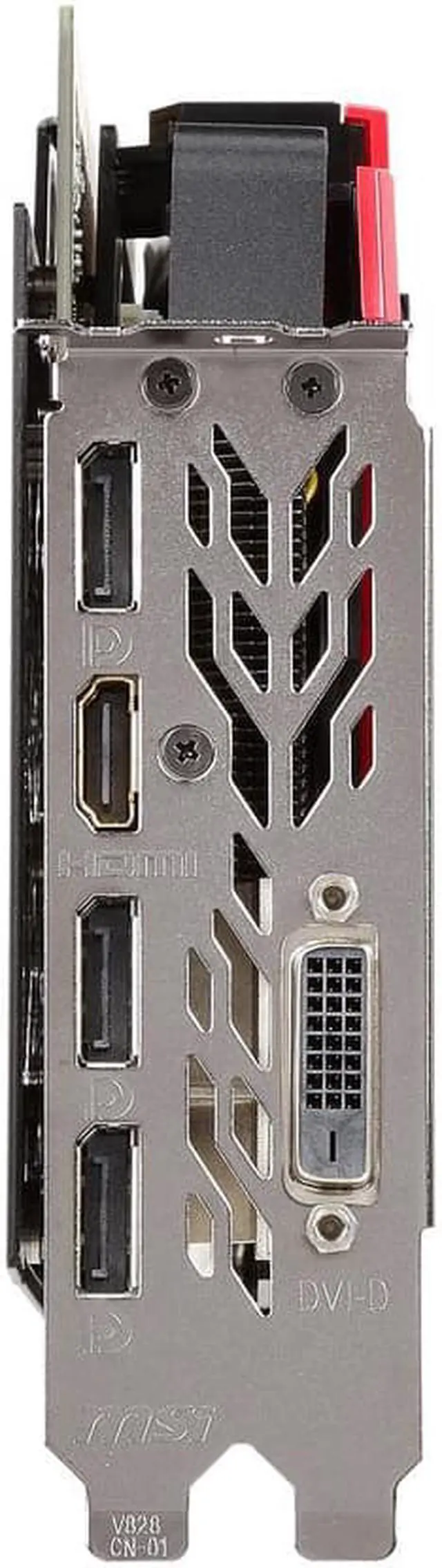 Alt view image 3 of 7 - MSI GeForce GTX 1080 DirectX 12 GTX 1080 GAMING 8G 8GB 256-Bit GDDR5X PCI Express 3.0 x16 HDCP Ready SLI Support ATX Video Card