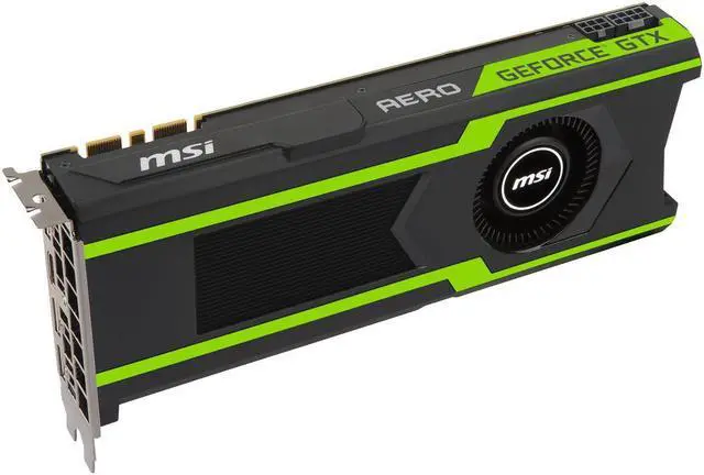 Alt view image 5 of 7 - MSI GeForce GTX 1080 Ti DirectX 12 GTX 1080 Ti AERO 11G OC 11GB 352-Bit GDDR5X PCI Express 3.0 x16 HDCP Ready SLI Support Video Card