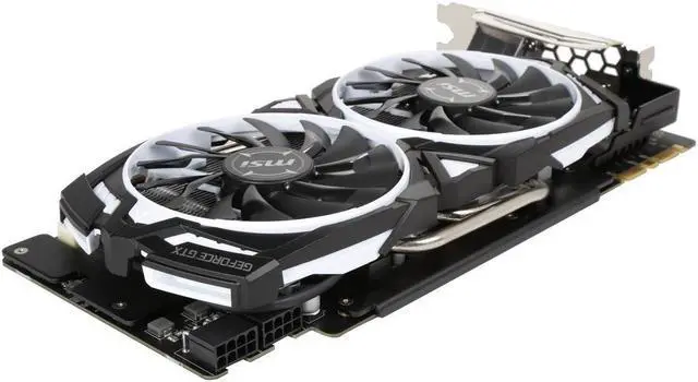 Alt view image 4 of 6 - MSI GeForce GTX 1080 Ti DirectX 12 GeForce GTX 1080 TI ARMOR 11G OC 11GB 352-Bit GDDR5X PCI Express 3.0 x16 HDCP Ready SLI Support Video Card
