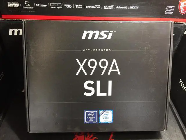 Alt view image 4 of 11 - MSI X99A SLI LGA 2011-v3 Intel X99 SATA 6Gb/s USB 3.1 ATX Intel Motherboard