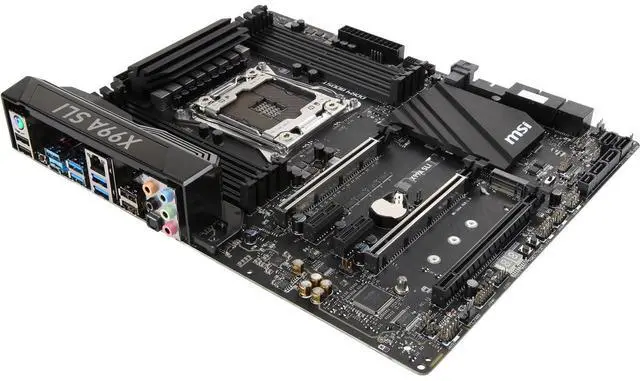 Main image of MSI X99A SLI LGA 2011-v3 Intel X99 SATA 6Gb/s USB 3.1 ATX Intel Motherboard