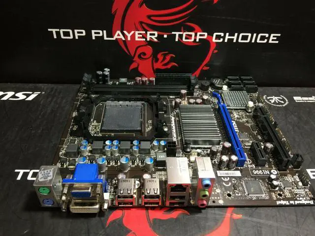 Alt view image 8 of 8 - MSI 760GM-P23 (FX) AM3+ AMD 760G + SB710 Micro ATX AMD Motherboard