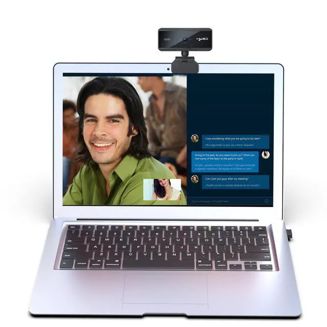 Alt view image 2 of 11 - Anivia 1080p HD Auto Focus Webcam, USB Desktop Laptop Camera, Mini Plug and Play Video Calling Computer Camera, Built-in Mic, Flexible Rotatable Clip