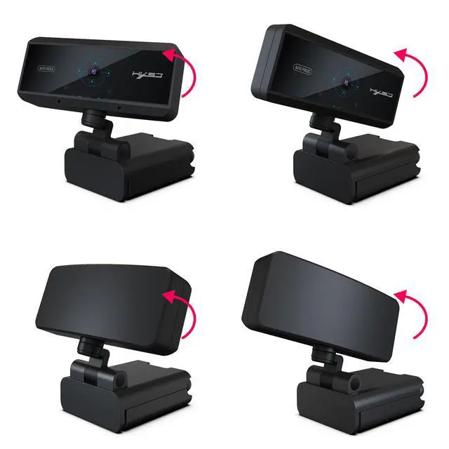 Alt view image 4 of 11 - Anivia 1080p HD Auto Focus Webcam, USB Desktop Laptop Camera, Mini Plug and Play Video Calling Computer Camera, Built-in Mic, Flexible Rotatable Clip