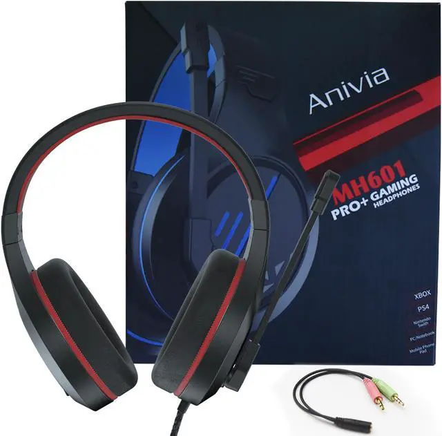 Alt view image 7 of 7 - PS4 Gaming Headset, Stereo Gaming Headphone with Microphone Vibration for Laptop PC/Xbox one