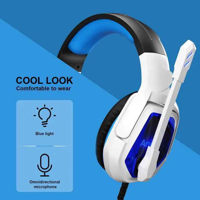 Alt view image 7 of 7 - Anivia MH901 7.1 Wired PC Gaming Headset,PS4 Gaming Headset High sound sensitivity Headphone with Mic for New Xbox One/Mac