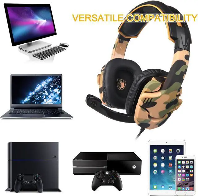 Alt view image 5 of 7 - SADES SA930 3.5mm wired Gaming Headset with Microphone,Noise Isolating Volume Control for Pc/Mac/Ps4/Phone