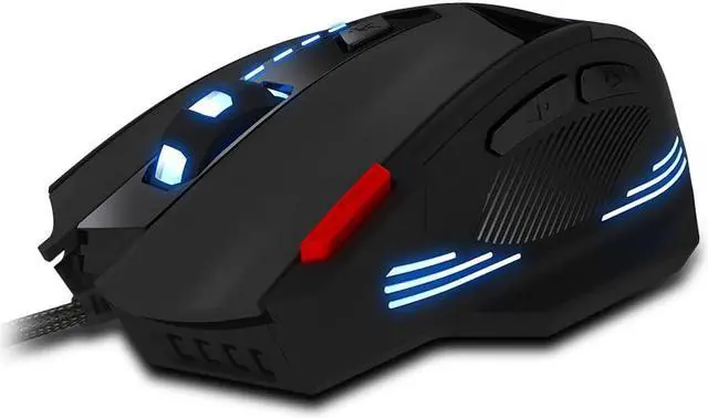 Alt view image 6 of 6 - Zelotes T60 Gaming Mice 7200 DPI Wired USB Computer Mice 7 Buttons Multi-Modes LED Lights Gaming Mouse for PC Mac