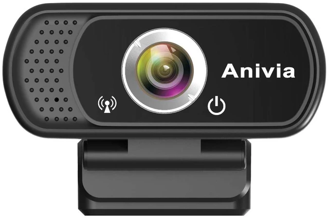 Alt view image 3 of 10 - Anivia 1080p HD Webcam with Microphone , USB Webcam for TV, Live Streaming, Conference, Gaming, Video Calling, Autofocus Full HD Web Camera 1080p 30fps W5 Flexible Rotatable Clip Laptop Home Webcam