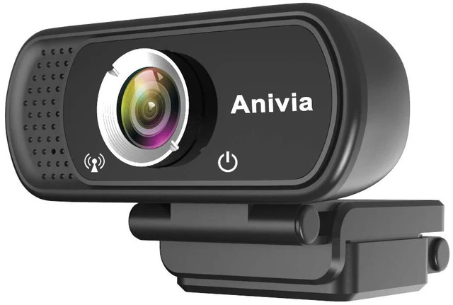 Alt view image 5 of 10 - Anivia 1080p HD Webcam with Microphone , USB Webcam for TV, Live Streaming, Conference, Gaming, Video Calling, Autofocus Full HD Web Camera 1080p 30fps W5 Flexible Rotatable Clip Laptop Home Webcam
