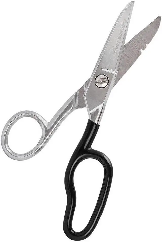 Alt view image 3 of 6 - Platinum Tools 10525C Platinum Tools Prof Electrician Scissors - Black