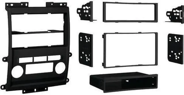 Alt view image 4 of 9 - METRA 99-7428B DOUBLE DIN INSALLATION DASH KIT FOR 2009 NISSAN FRONTIER LE / SE