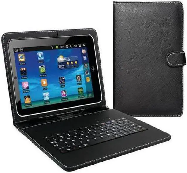 Alt view image 8 of 9 - Supersonic SC-107KB Keyboard Case Set 7" tablet Stylus Pen & USB Charging Cable