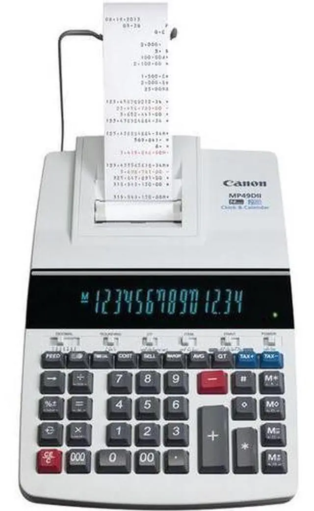 Alt view image 4 of 9 - CANON 8708B001 MP49DII GB Desktop Printing Calculator