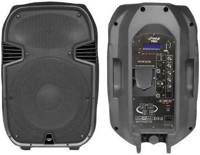 Alt view image 6 of 6 - Pyle PPHP127AI 1200 Watt Powered 2 Way Full Range PA Speaker with built-In iPod Dock