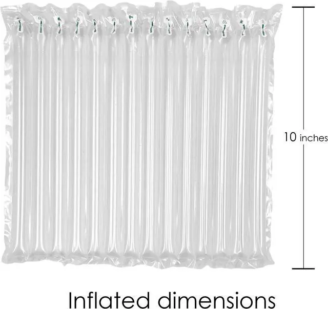 Alt view image 7 of 7 - Innovative Haus 10 Inch x 144 Feet Inflatable Bubble Cushioning Wrap Roll with Free Pump for Heavy Duty Packing and Shipping Packaging Supplies. Large Air Pillow Cushion as Wine Bottle Protector
