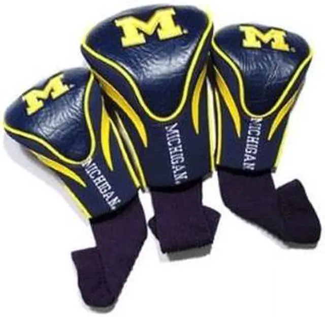 Alt view image 5 of 7 - Michigan Wolverines Ncaa 3 Pack Contour Fit Headcover