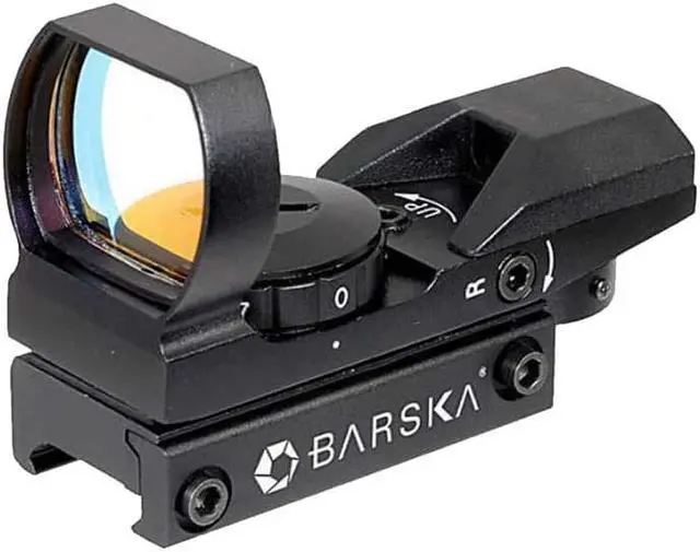 Alt view image 10 of 18 - Barska Electro Sight Multi Reticle Red Dot Sight, Black w/7-Position Rheostat AC10632