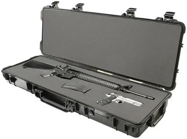 Alt view image 9 of 12 - Pelican Protect Tan Long Gun Hard Gun Case 42X13.5X5.3 1720T