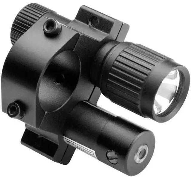 Alt view image 6 of 7 - Barska AU11005 Tactical Red Laser Sight System with Flashlight and Mount