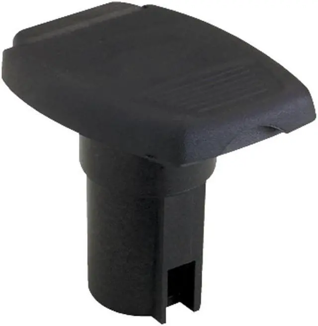 Main image of Attwood Oval 2-Pin Base f/Angled Pole - Black