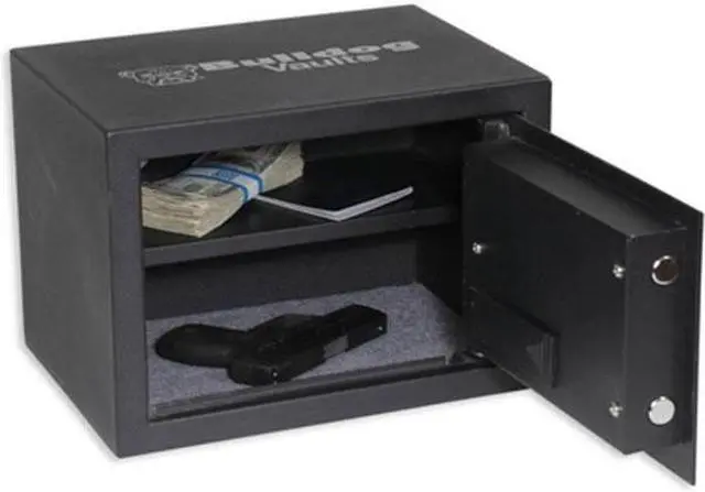 Alt view image 5 of 7 - Bulldog Cases BD1060 Standard 2-Shelf Digital Electronic Locking Pistol Vault 10 x 13.5 x 10