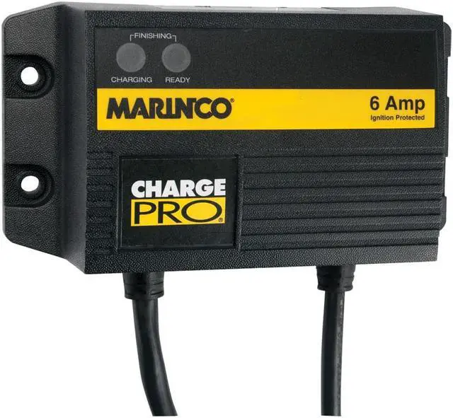 Alt view image 4 of 13 - Marinco 6A On-Board Battery Charger 12V 1 Bank